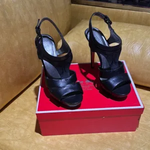 🔥 🔥 🔥 Coach Black Strappy High Heel Sandals