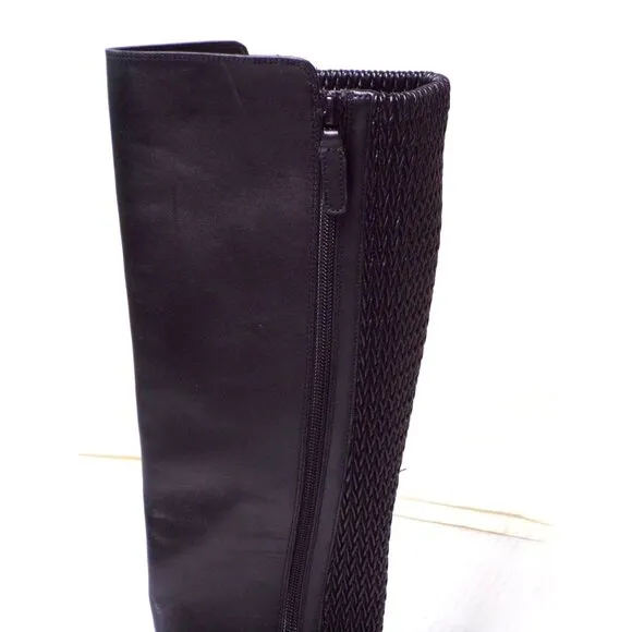 🆕 COLE HAAN Clover Stretch Tall Knee High Boot 6 Black