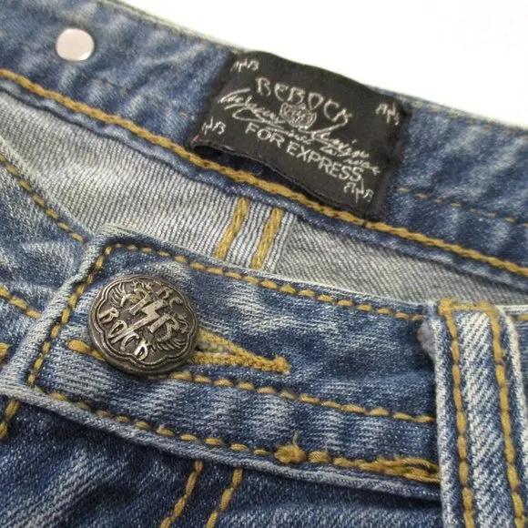 🌹💖 EXPRESS VINTAGE REROCK BOOT CUT JEANS – SIZE 2R – NWOT 🌹💖