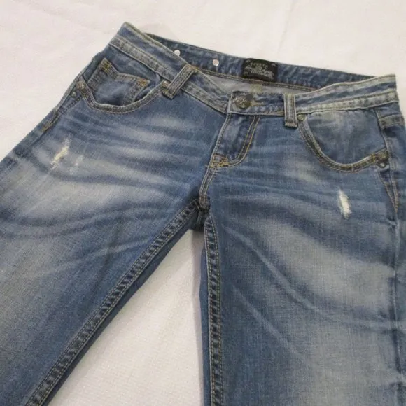 🌹💖 EXPRESS VINTAGE REROCK BOOT CUT JEANS – SIZE 2R – NWOT 🌹💖