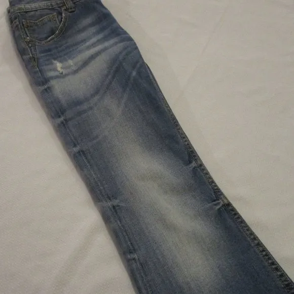🌹💖 EXPRESS VINTAGE REROCK BOOT CUT JEANS – SIZE 2R – NWOT 🌹💖