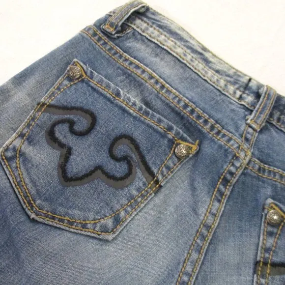 🌹💖 EXPRESS VINTAGE REROCK BOOT CUT JEANS – SIZE 2R – NWOT 🌹💖
