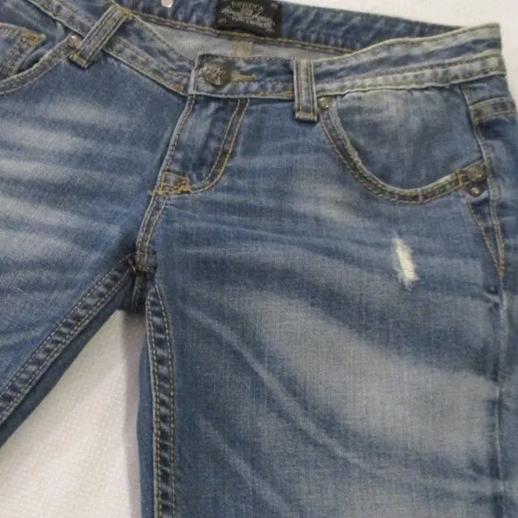 🌹💖 EXPRESS VINTAGE REROCK BOOT CUT JEANS – SIZE 2R – NWOT 🌹💖