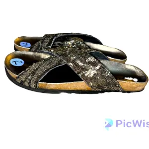 - FREE PEOPLE Moonchild slip on sandals NEW