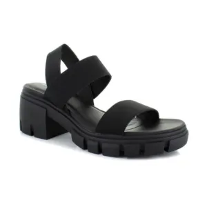 🖤 Madden Girl Harley 🖤 Black Strappy Block Heel Sandals Size 10 Classic Boho