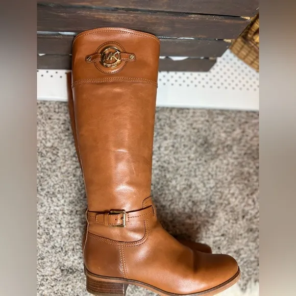 ✨ Michael Kors Stockard Boot Luggage Leather