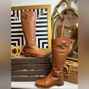 ✨ Michael Kors Stockard Boot Luggage Leather