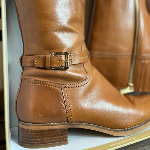 ✨ Michael Kors Stockard Boot Luggage Leather