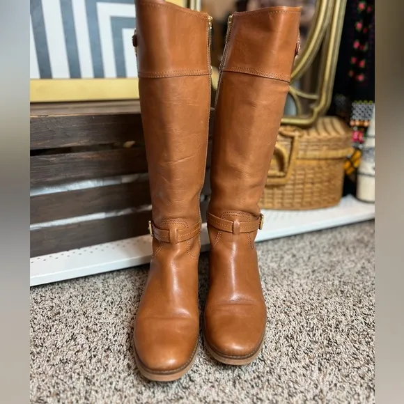 ✨ Michael Kors Stockard Boot Luggage Leather