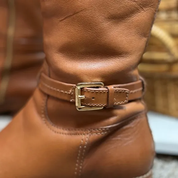✨ Michael Kors Stockard Boot Luggage Leather