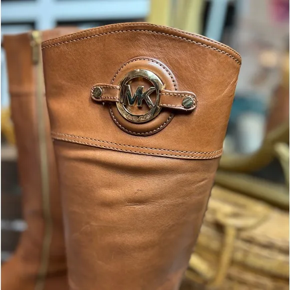 ✨ Michael Kors Stockard Boot Luggage Leather