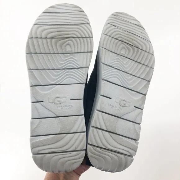 ✅ UGG Canoe Waterproof Leather Mid-Top Sneakers, Kids 5