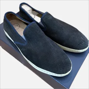 1901 Malibu Perforated Loafer Navy Nubuck Men's Size 10.5