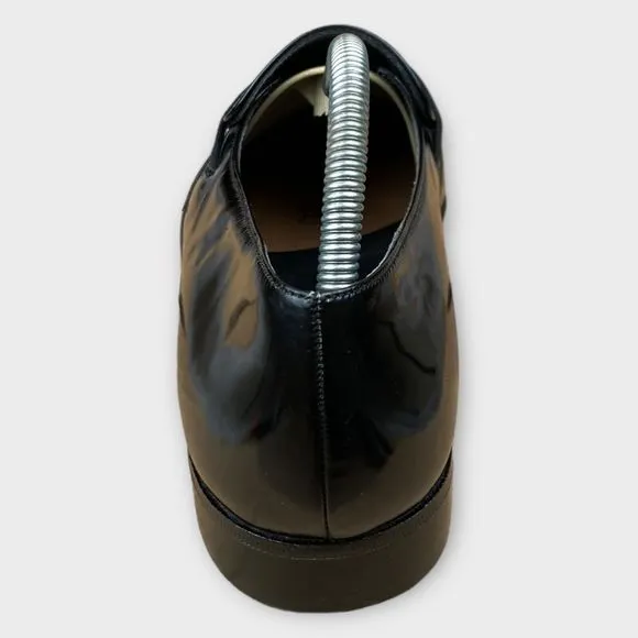 $195 Bally Men's 8 M Tuxedo Loafers Slip On Black Leather Fashion II France