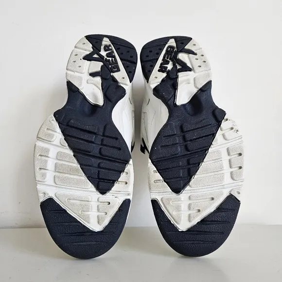 1996 LA Gear Women’s White Workout Walking Trainers Split Leather Sneakers 7.5