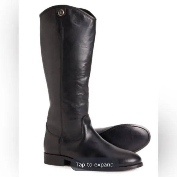 $259 Frye Melissa Button 2 Boots - Leather riding boots Sz 6