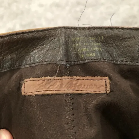 3 Eddie Bauer Suede Leather Riding Boots with buckle details size 11