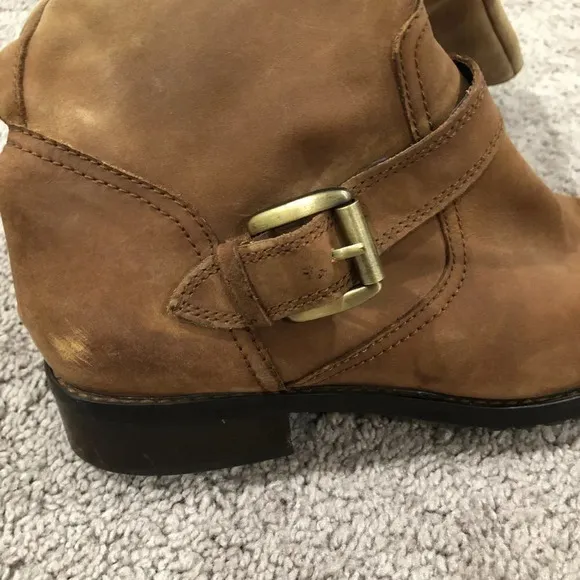 3 Eddie Bauer Suede Leather Riding Boots with buckle details size 11