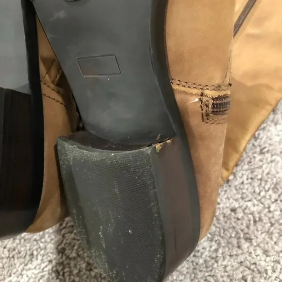 3 Eddie Bauer Suede Leather Riding Boots with buckle details size 11