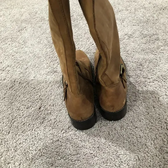 3 Eddie Bauer Suede Leather Riding Boots with buckle details size 11