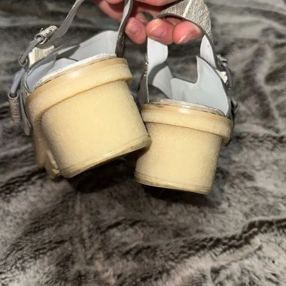 3.1 Phillip Lim thick tread platform sandals neutral | Sz 38.5