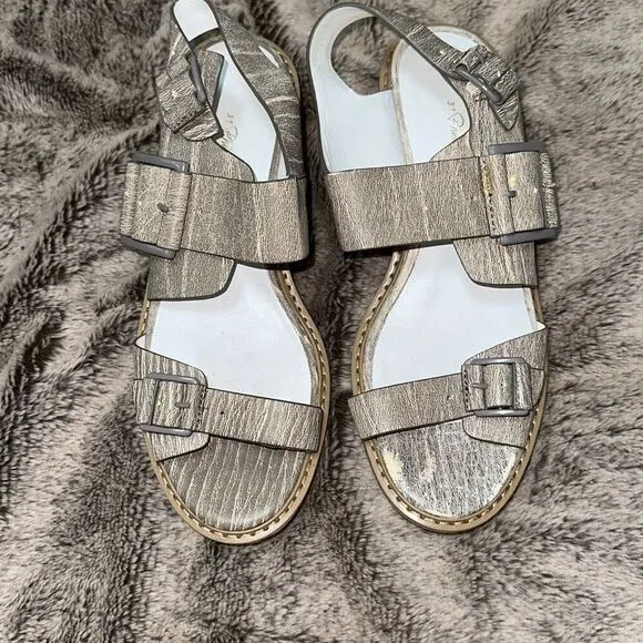3.1 Phillip Lim thick tread platform sandals neutral | Sz 38.5