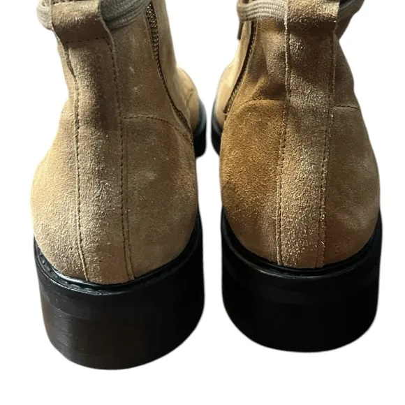 40 EU/ 10 US ALLSAINTS Lira Suede Boots in Desert Sand