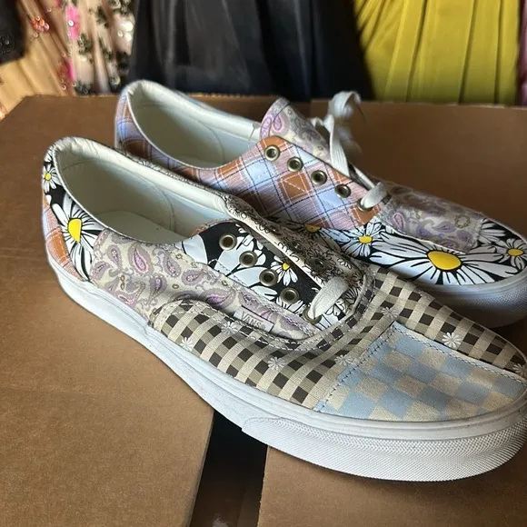 #55❤️ BRAND NEW VANS ERA MEADOW PATCHWORK SNEAKERS