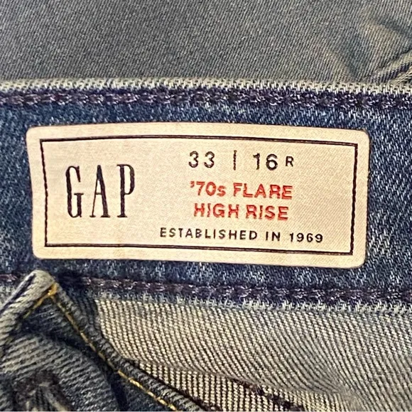 70s GAP Kick Flare High Rise Jeans