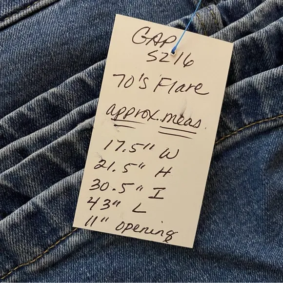 70s GAP Kick Flare High Rise Jeans