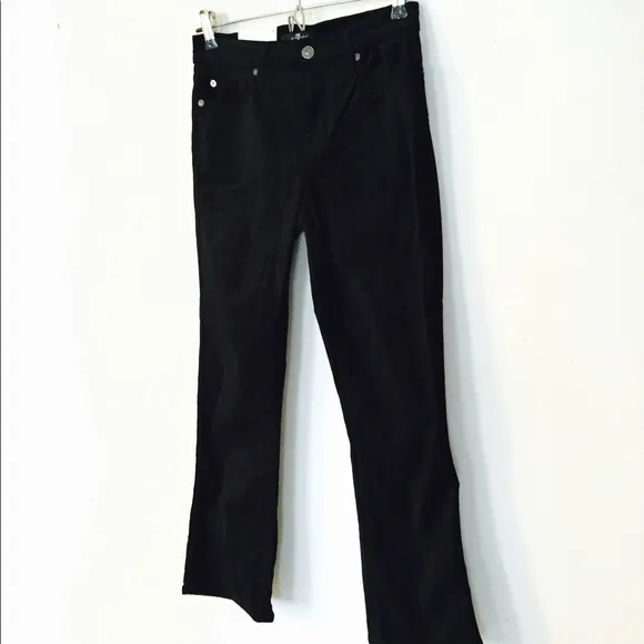 7FAM Velvet Crop Flares Jeans