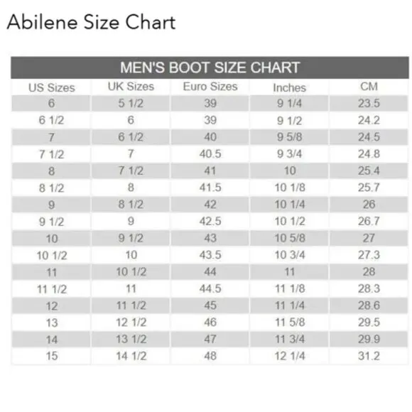 Abilene Men's Size 9D Cowboy Western Boots Brown Leather Vibram Sole