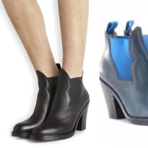 Acne Studios Star Blue Booties Ankle Boots Jodphur