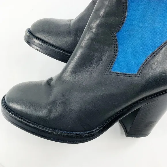 Acne Studios Star Blue Booties Ankle Boots Jodphur