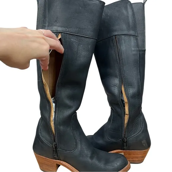 Adelante Leather Western Riding Boots Womens 7