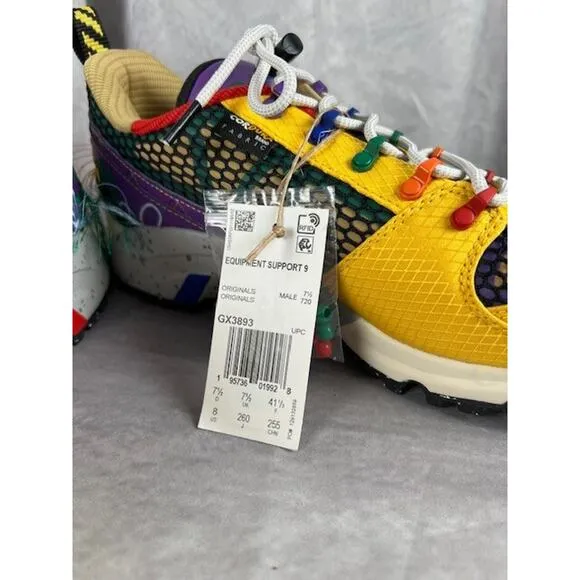 Adidas EQT 93 Sean Wotherspoon Men’s 7.5 Casual Shoe Multicolor Sneaker Trainer