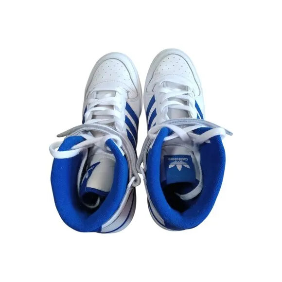 Adidas Forum Mid Men Sneakers White Royal Size 10