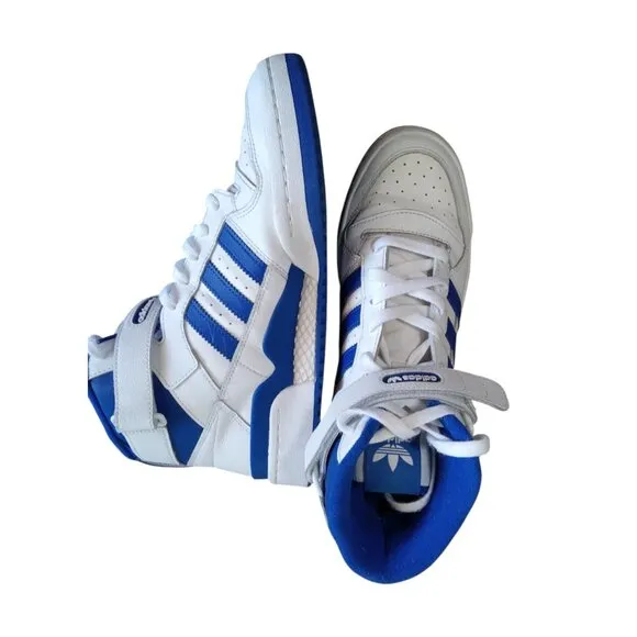 Adidas Forum Mid Men Sneakers White Royal Size 10