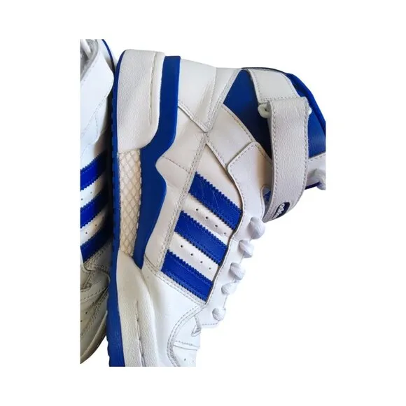 Adidas Forum Mid Men Sneakers White Royal Size 10