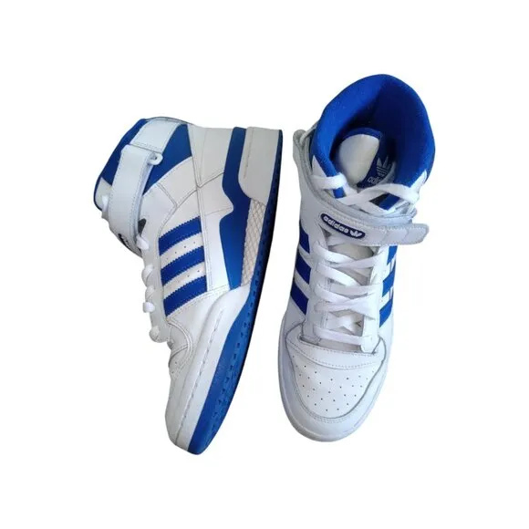 Adidas Forum Mid Men Sneakers White Royal Size 10
