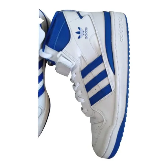 Adidas Forum Mid Men Sneakers White Royal Size 10