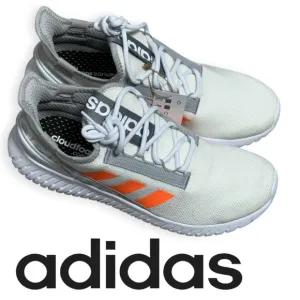 Adidas Kaptir 2.0 Mens Size 12 M White Grey Orange Training Sneaker Walk Run