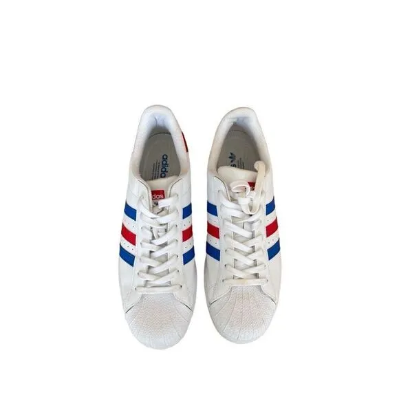 Adidas Mens White Americana vs. Superstar USA Sneakers Athletic Shoes Size 11