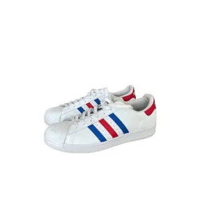 Adidas Mens White Americana vs. Superstar USA Sneakers Athletic Shoes Size 11