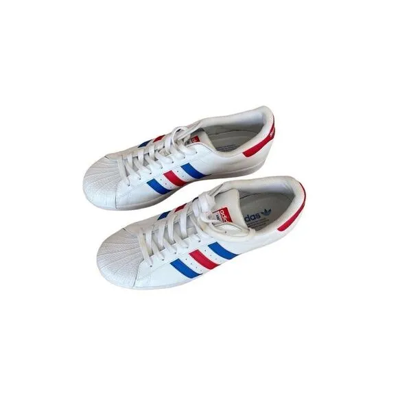 Adidas Mens White Americana vs. Superstar USA Sneakers Athletic Shoes Size 11
