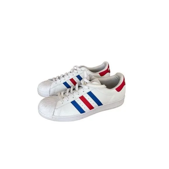 Adidas Mens White Americana vs. Superstar USA Sneakers Athletic Shoes Size 11
