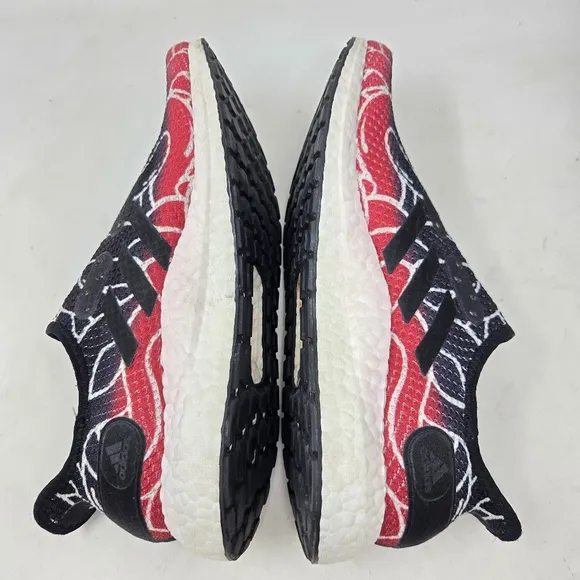 ADIDAS Speedfactory AM4MLS Stylish Black and Red Patterned Sneakers