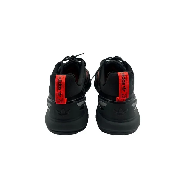 Adidas US 9.5Men's -Black Solar Red Carbon Retro Boost Runner -ZX 2K -GZ9087