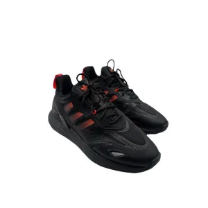 Adidas US 9.5Men's -Black Solar Red Carbon Retro Boost Runner -ZX 2K -GZ9087
