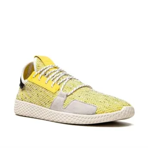 Adidas x Pharrell Williams Collab HuV2 Yellow Sneakers Size 8 Casual Athletic